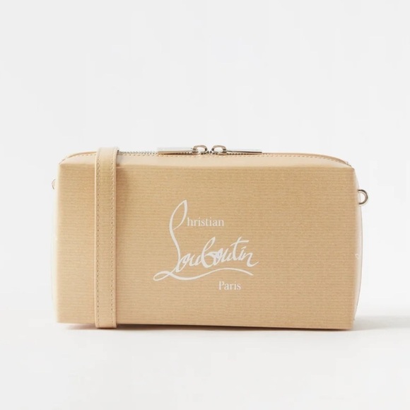 NWT Christian Louboutin Kraftilou Small Leather Shoulder Bag Clutch Box - Picture 1 of 17
